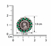 Emerald Queen Coin Pendent Set