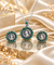 Emerald Queen Coin Pendent Set