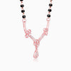 Rose Gold Harmony Drop Mangalsutra Necklace