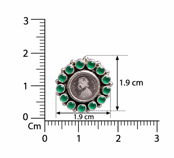 Emerald Queen Coin Pendent Set